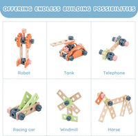 Montessori Wooden Tool Bench for Kids