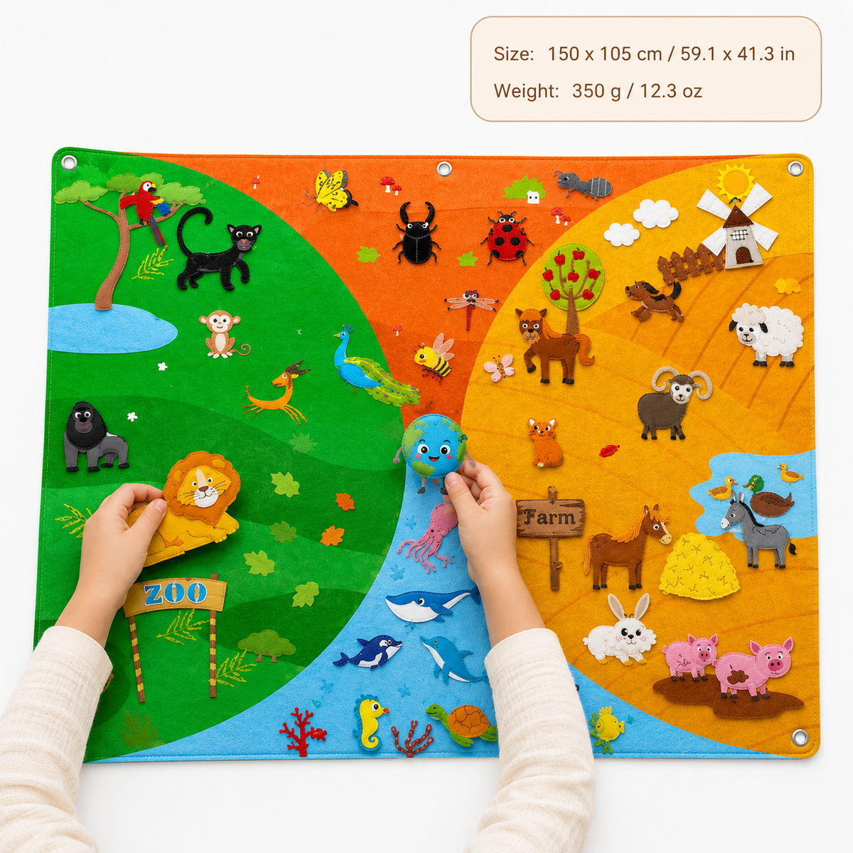 Animal Felt Story Board Montessori Nation