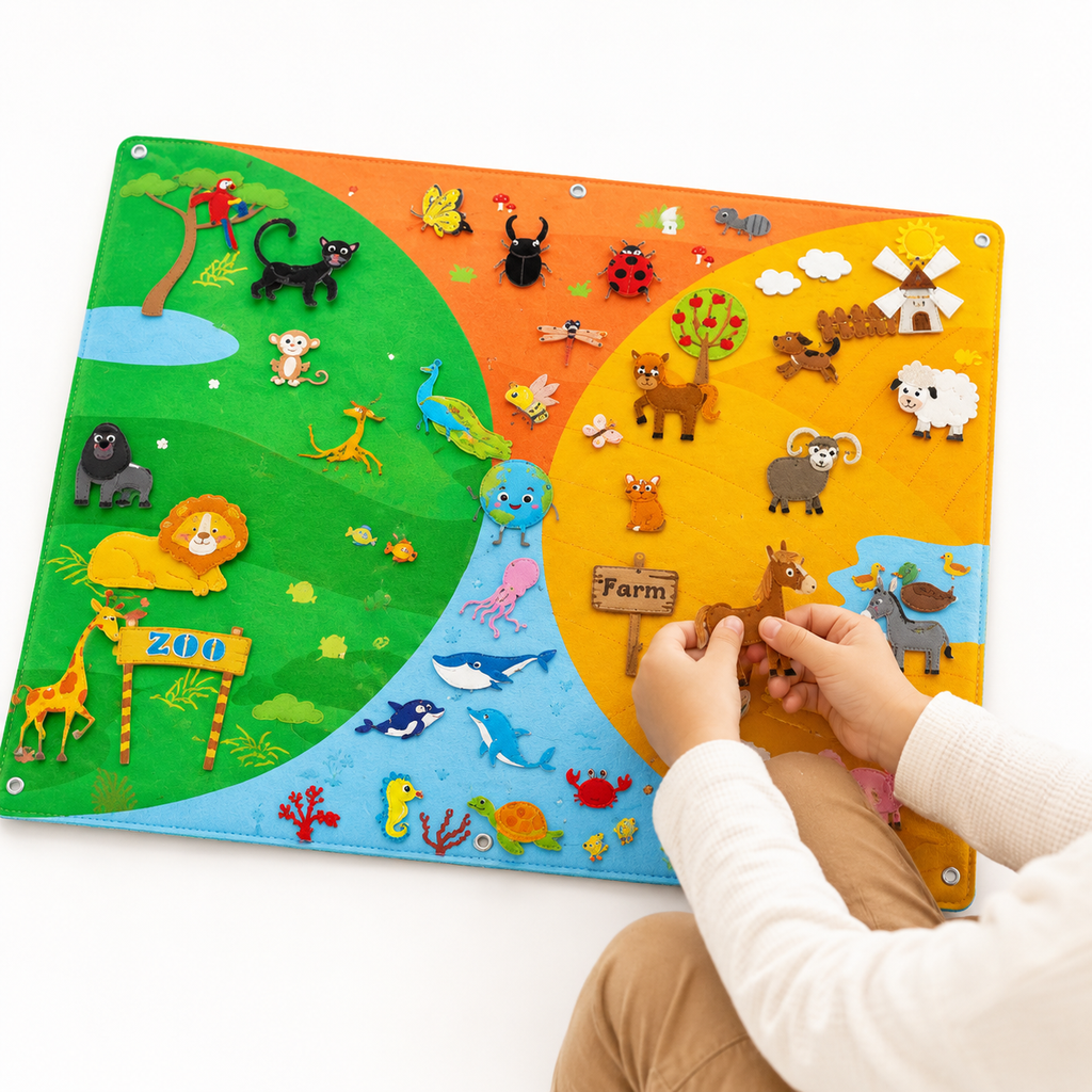 Animal Felt Story Board Montessori Nation