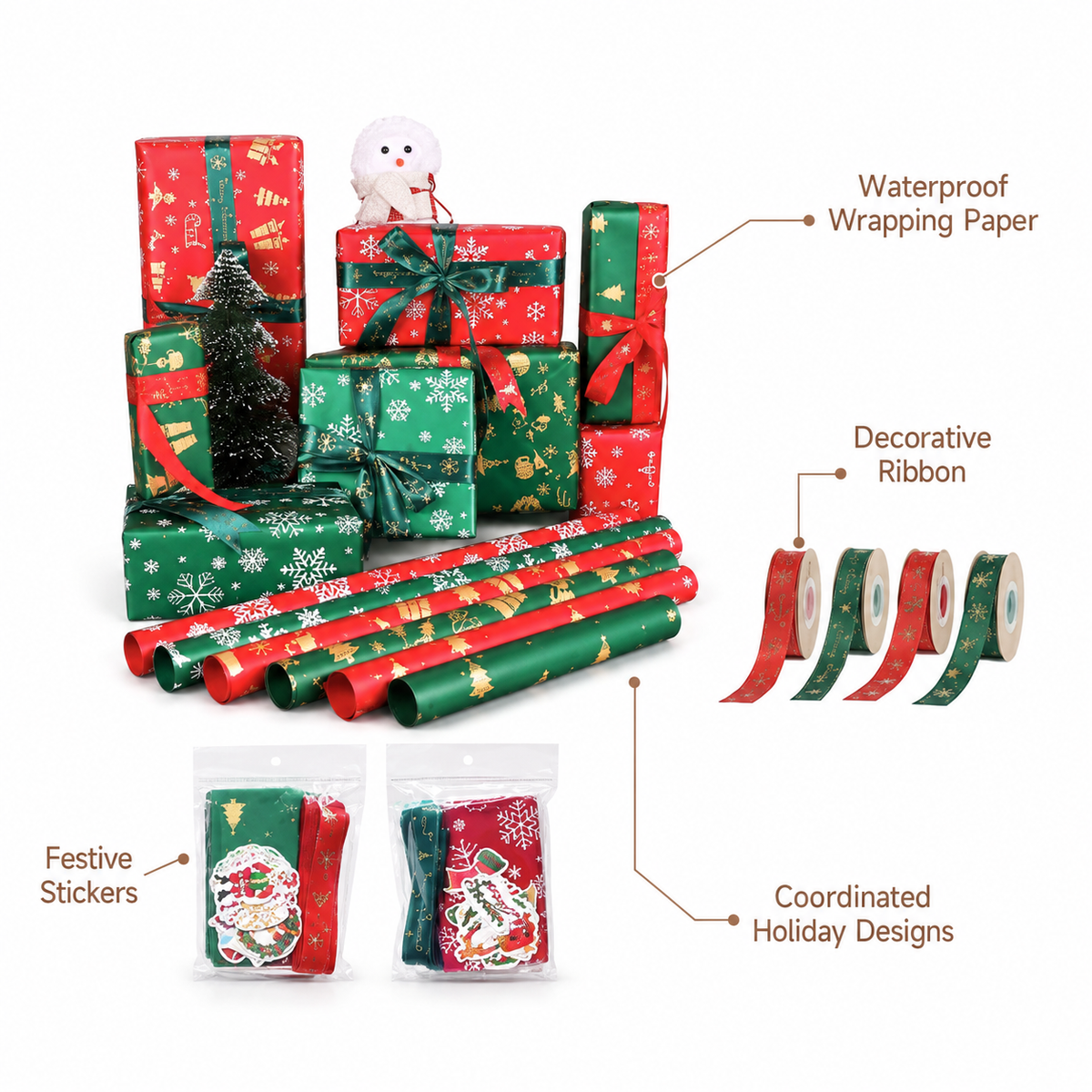 Christmas Gift Wrapping Set Montessori Nation