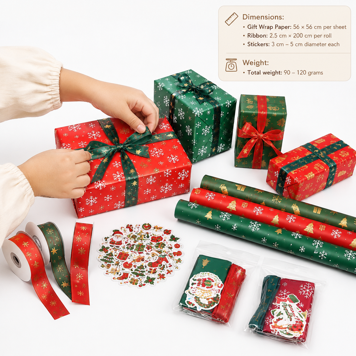 Christmas Gift Wrapping Set Montessori Nation