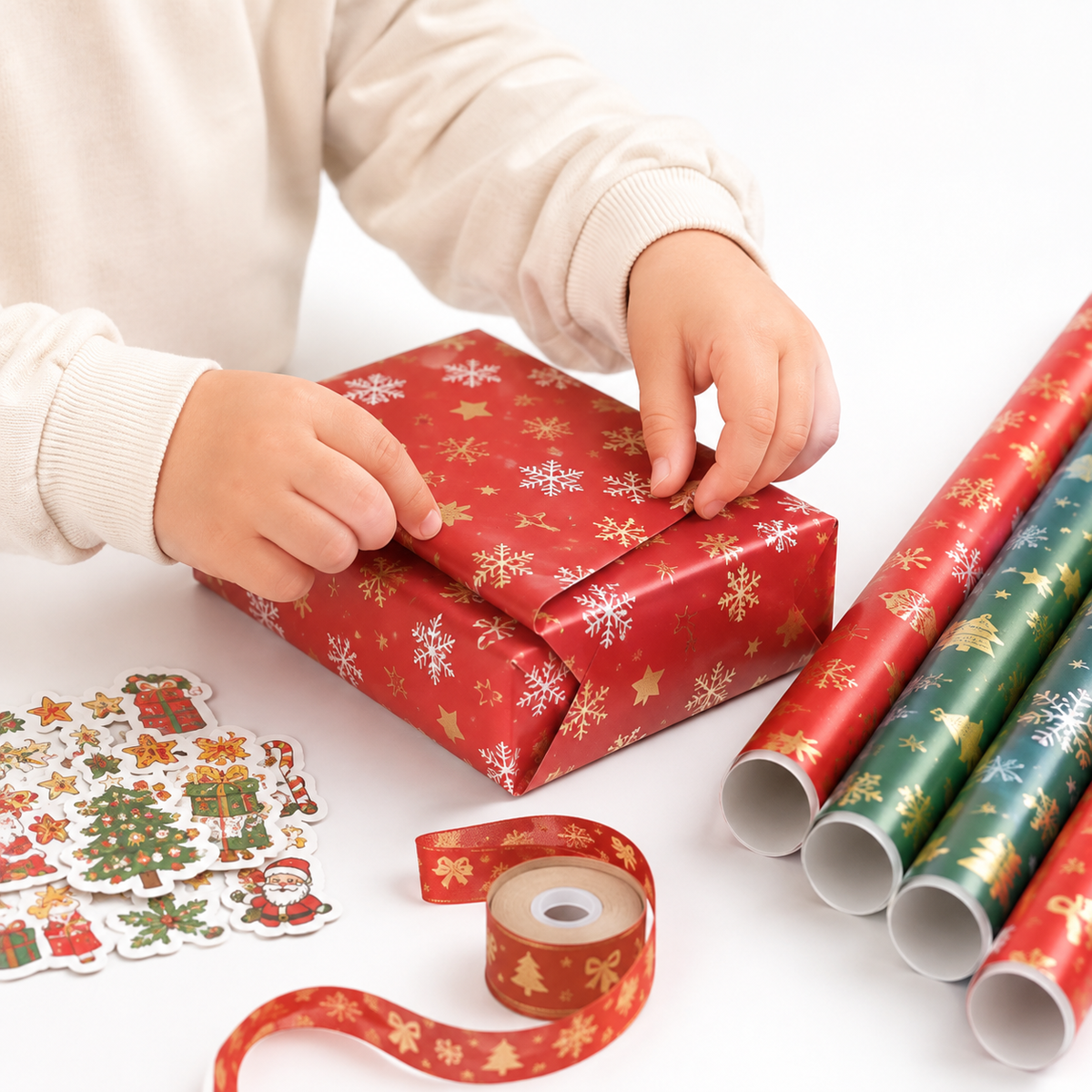 Christmas Gift Wrapping Set Montessori Nation