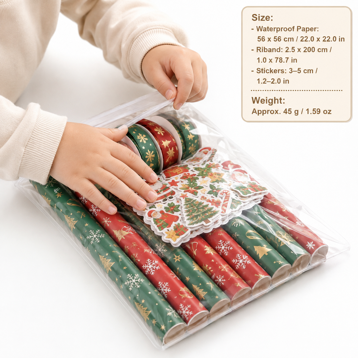 Christmas Gift Wrapping Set Montessori Nation