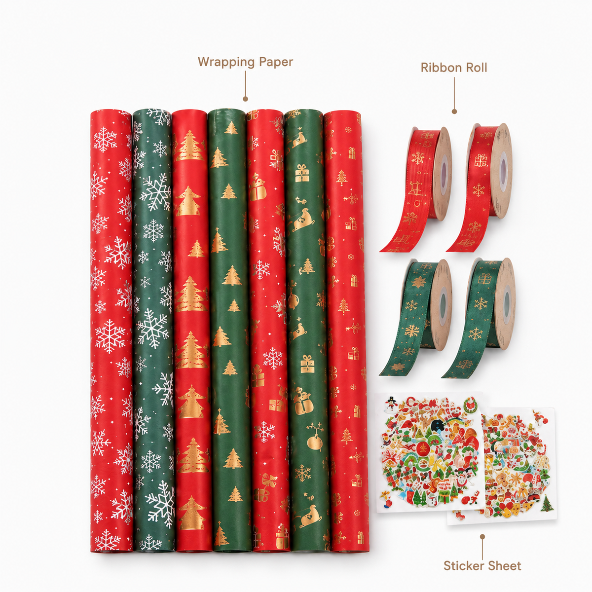 Christmas Gift Wrapping Set Montessori Nation