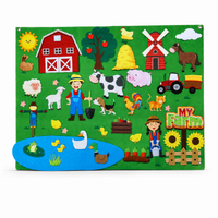 Farm Animal Felt Story Board Montessori Nation