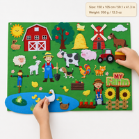 Farm Animal Felt Story Board Montessori Nation