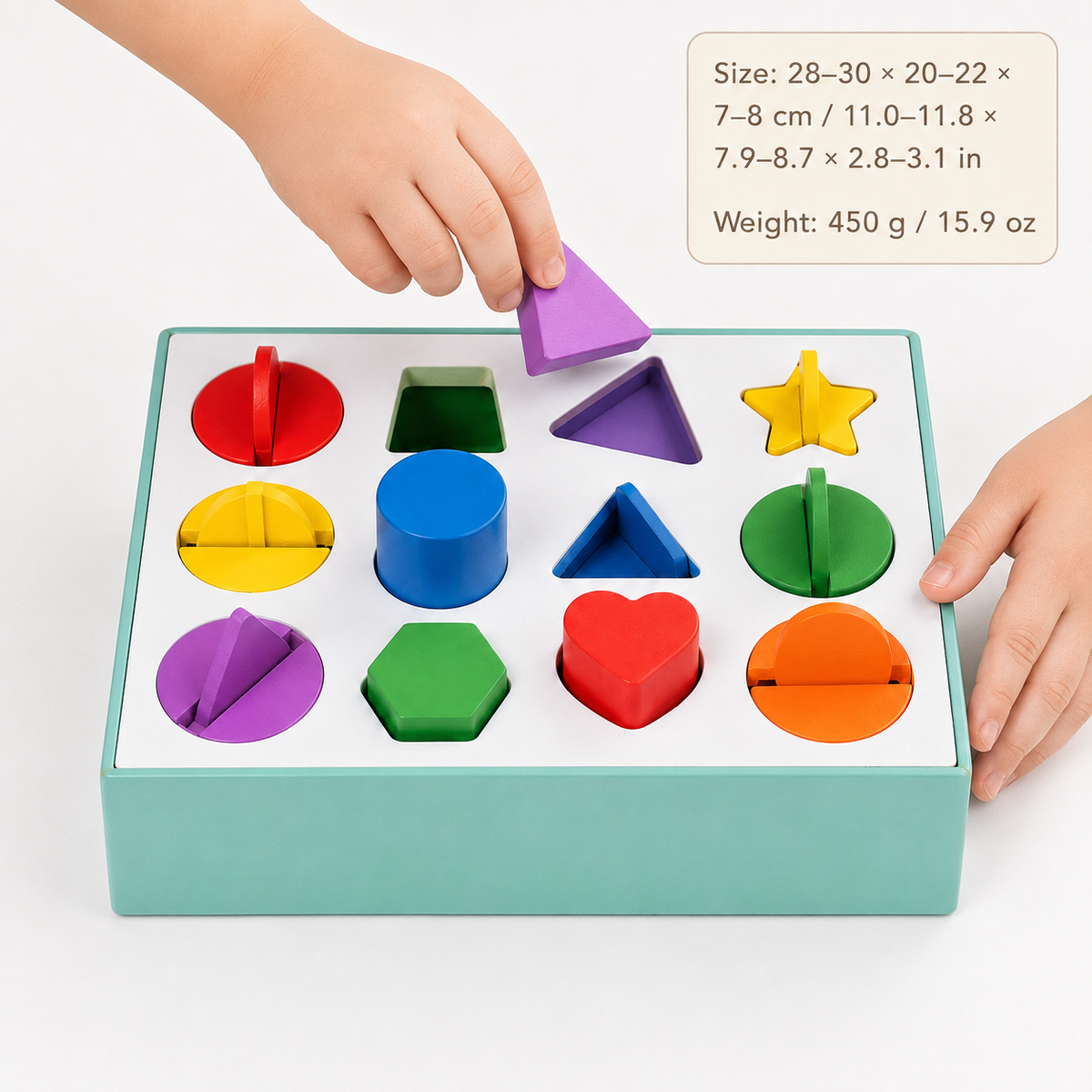 Montessori 12-Hole Sorting Box Montessori Nation