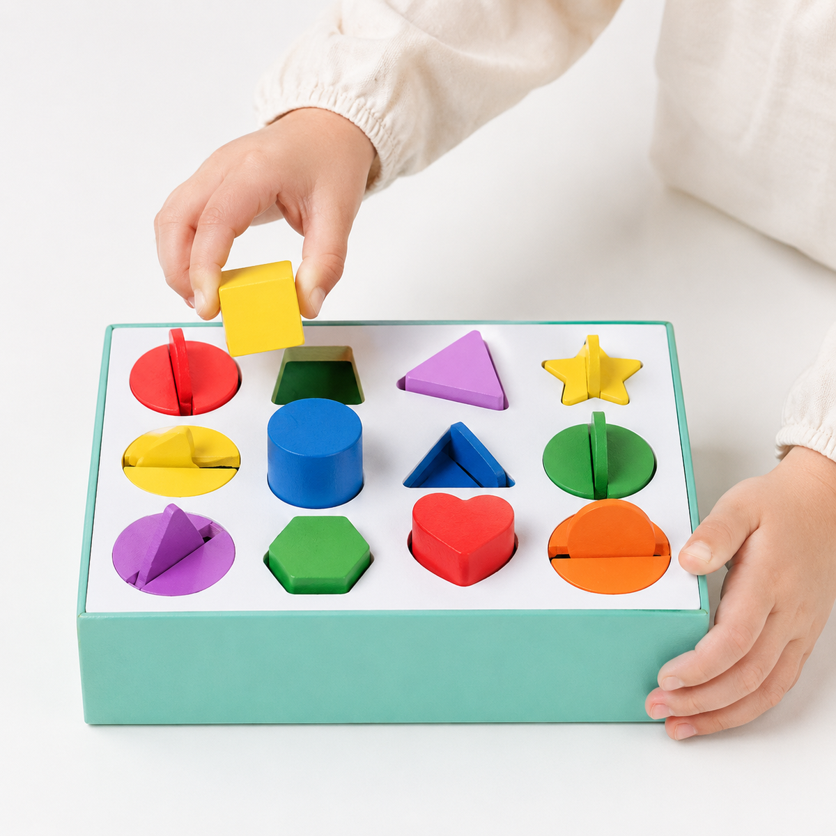Montessori 12-Hole Sorting Box Montessori Nation