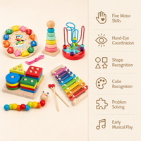 Montessori 6-Piece Activity Toy Set Montessori Nation