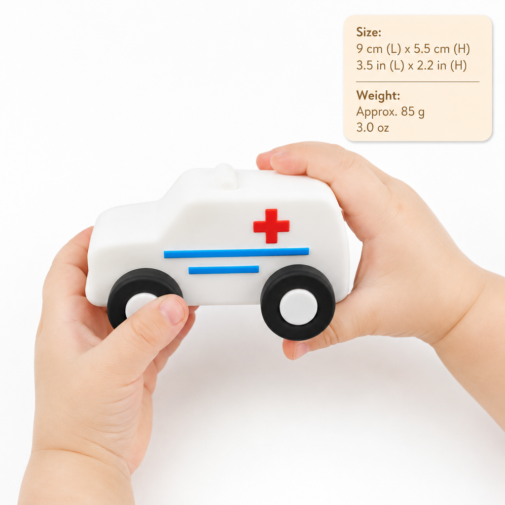 Montessori Ambulance Teether Toy Montessori Nation