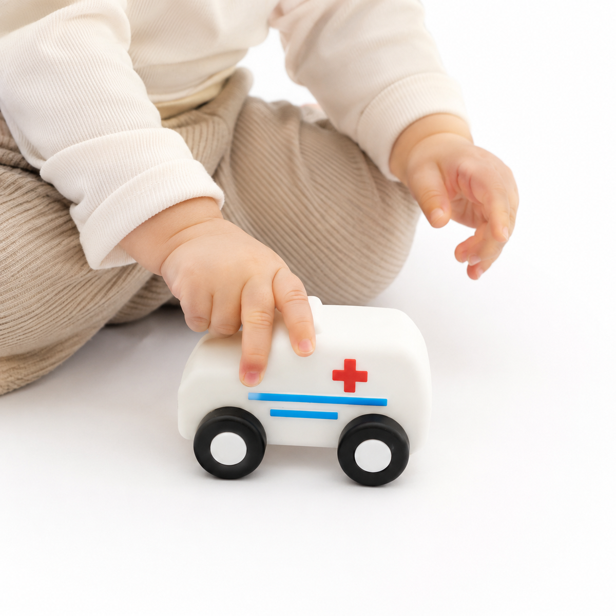 Montessori Ambulance Teether Toy Montessori Nation