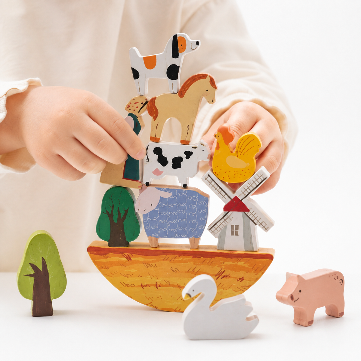 Montessori Animal Balance Stacking Toy Montessori Nation