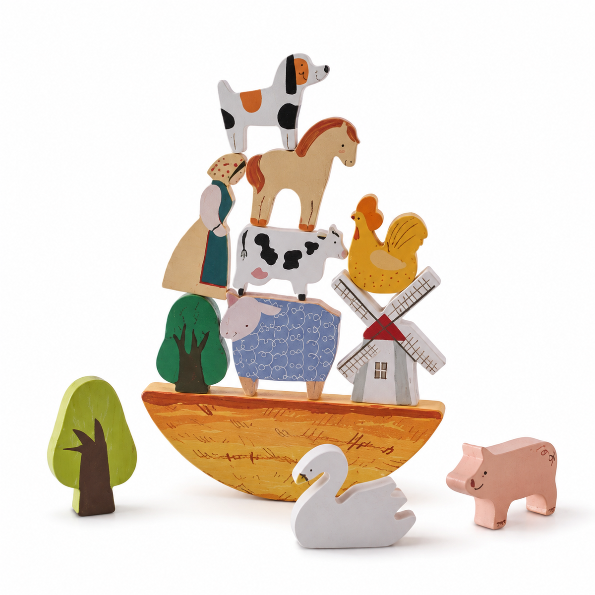 Montessori Animal Balance Stacking Toy Montessori Nation