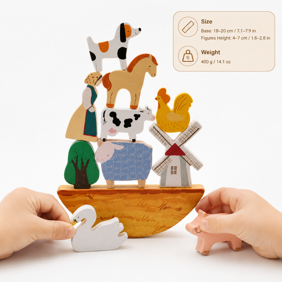 Montessori Animal Balance Stacking Toy Montessori Nation
