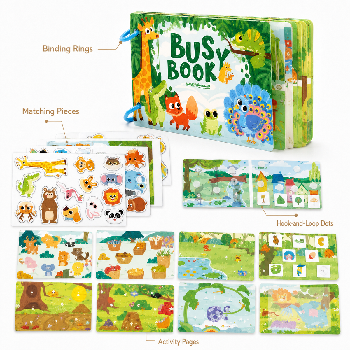 Montessori Animal Busy Book Montessori Nation