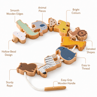 Montessori Animal Lacing Toy Montessori Nation