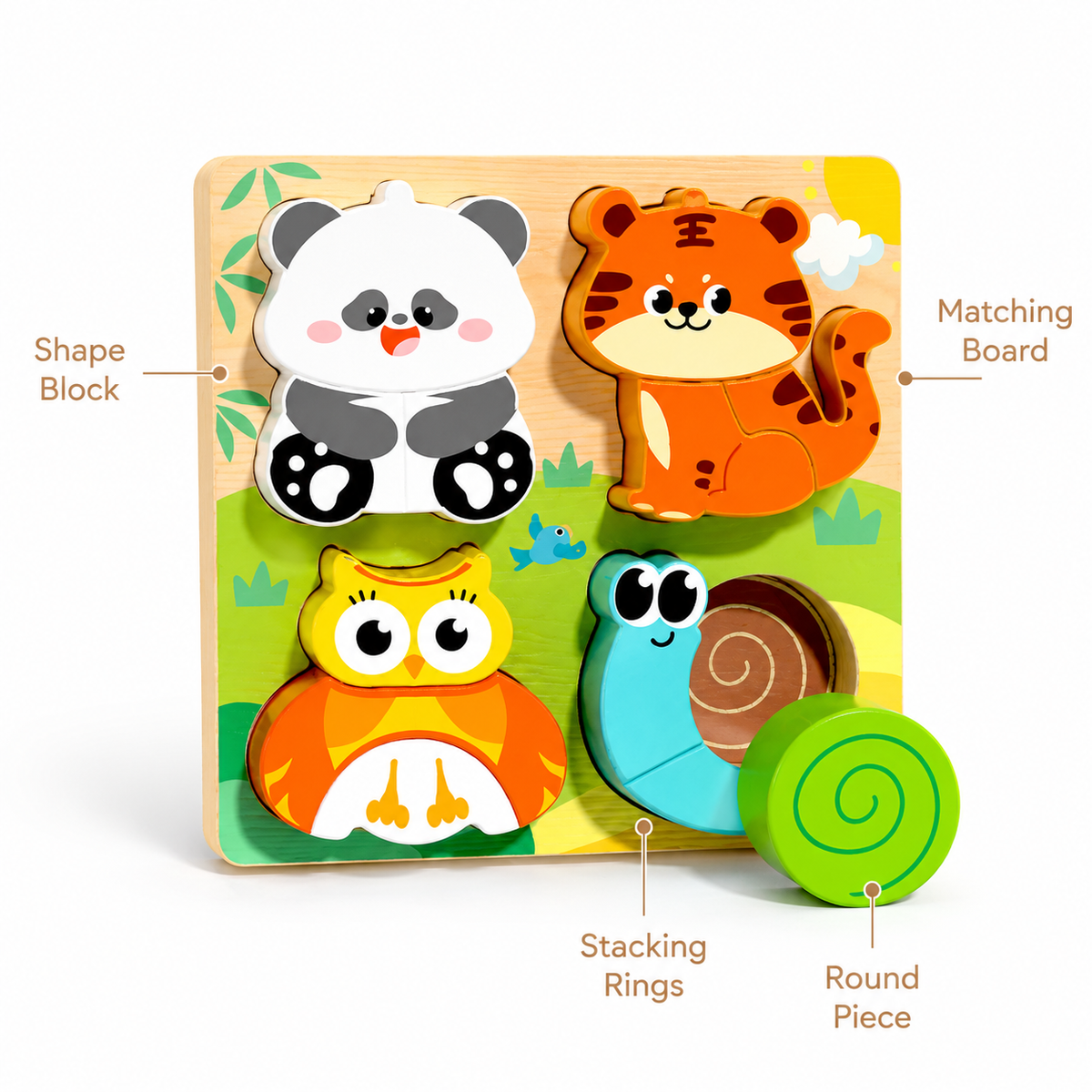 Montessori Animal Shape Puzzle Montessori Nation