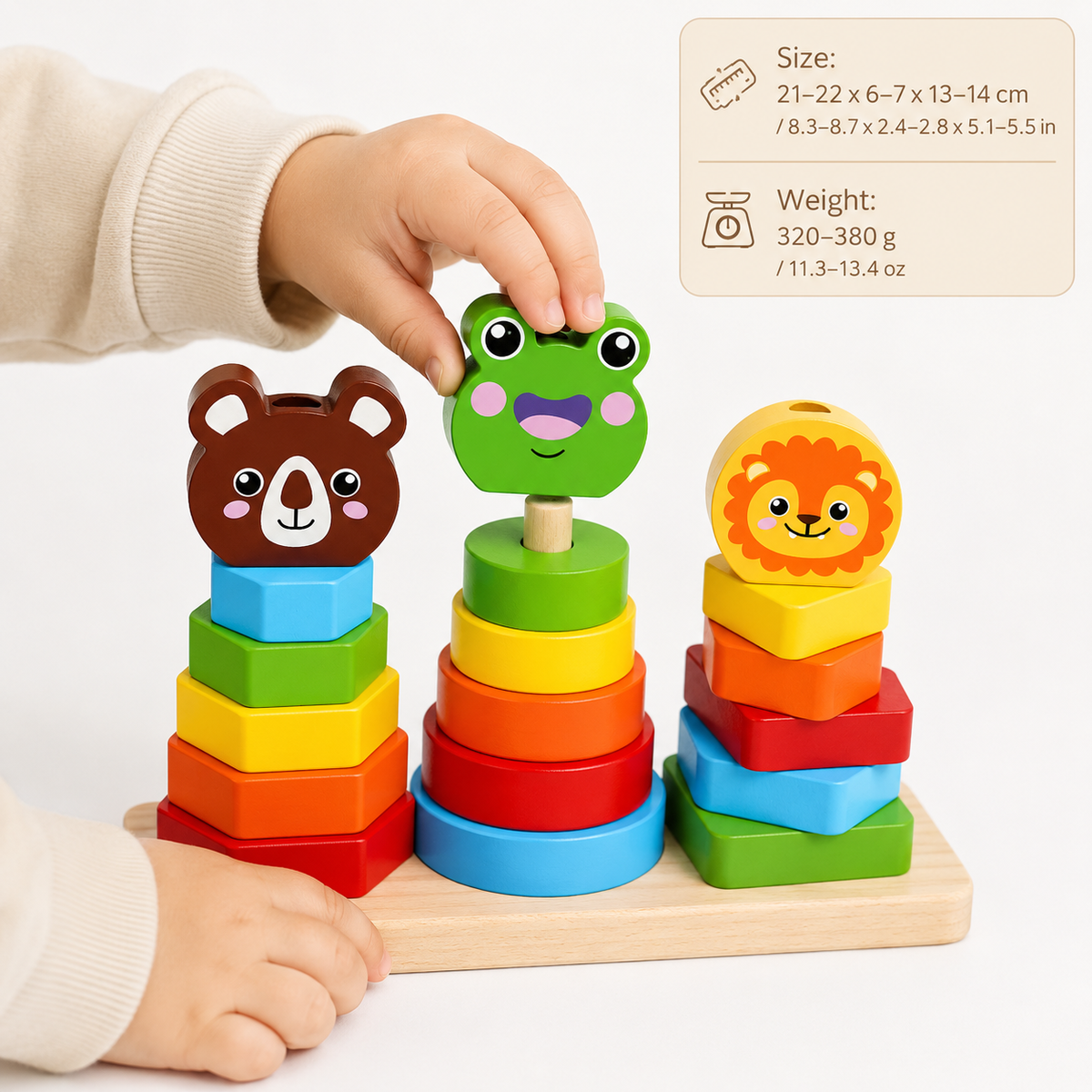 Montessori Animal Stacking Toy Montessori Nation
