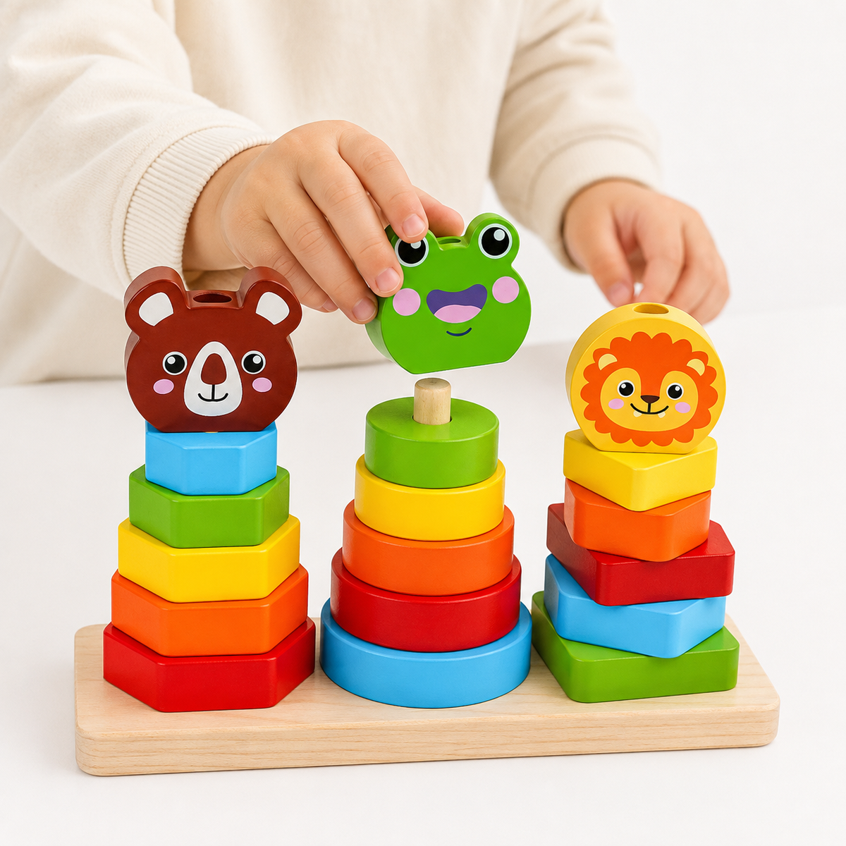 Montessori Animal Stacking Toy Montessori Nation