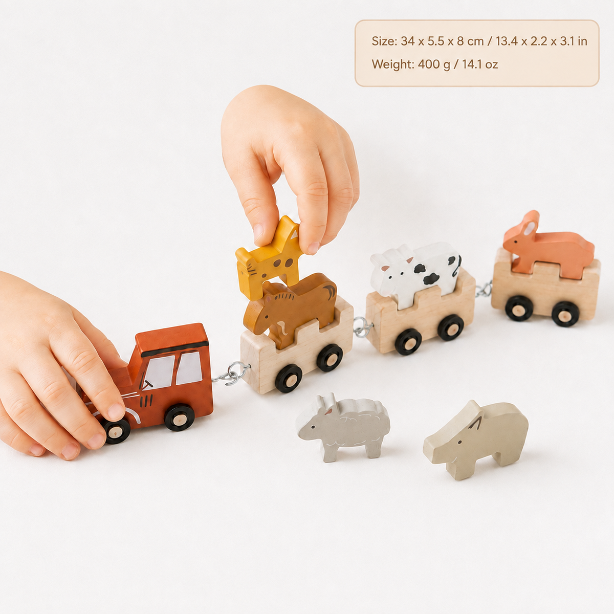 Montessori Animal Train Set Montessori Nation