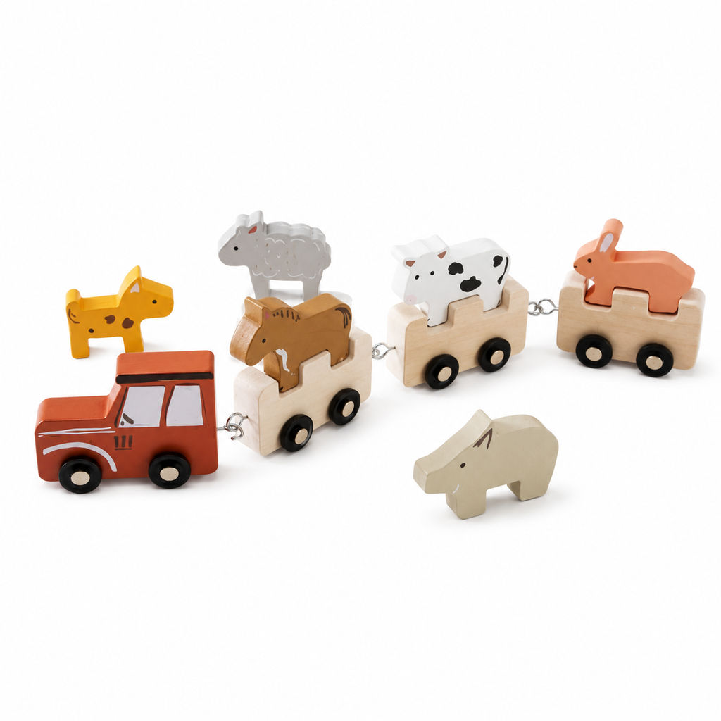 Montessori Animal Train Set Montessori Nation