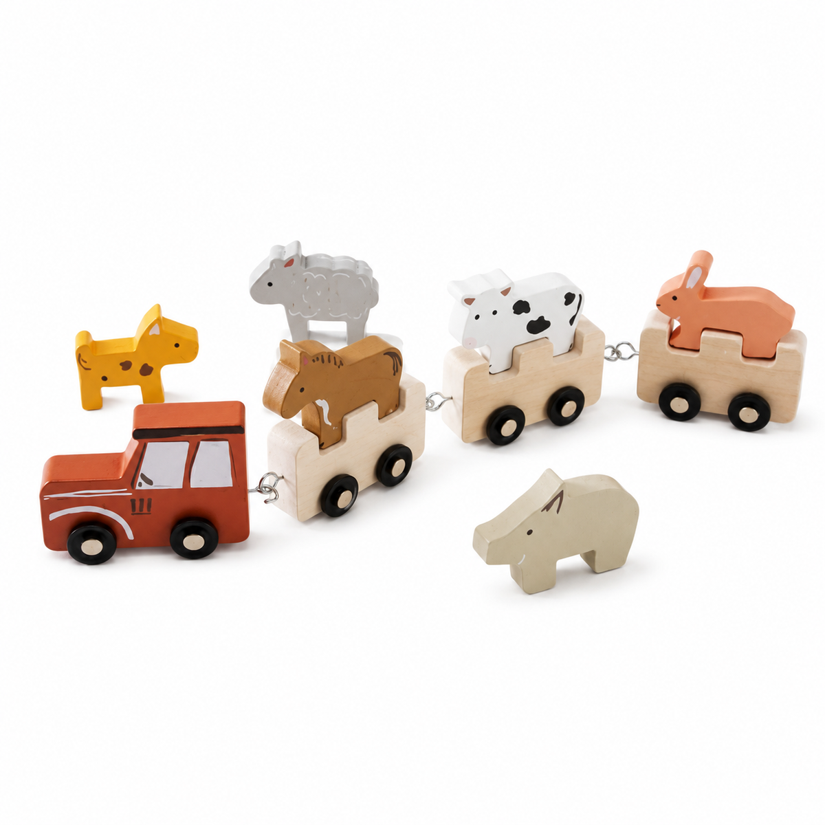 Montessori Animal Train Set Montessori Nation
