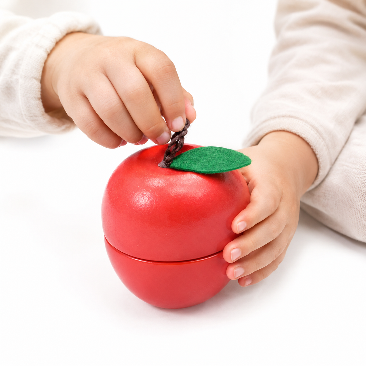 Montessori Apple Cutting Toy Montessori Nation