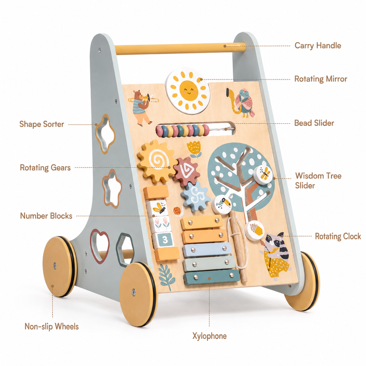 Montessori Baby Walker Activity Center Montessori Nation