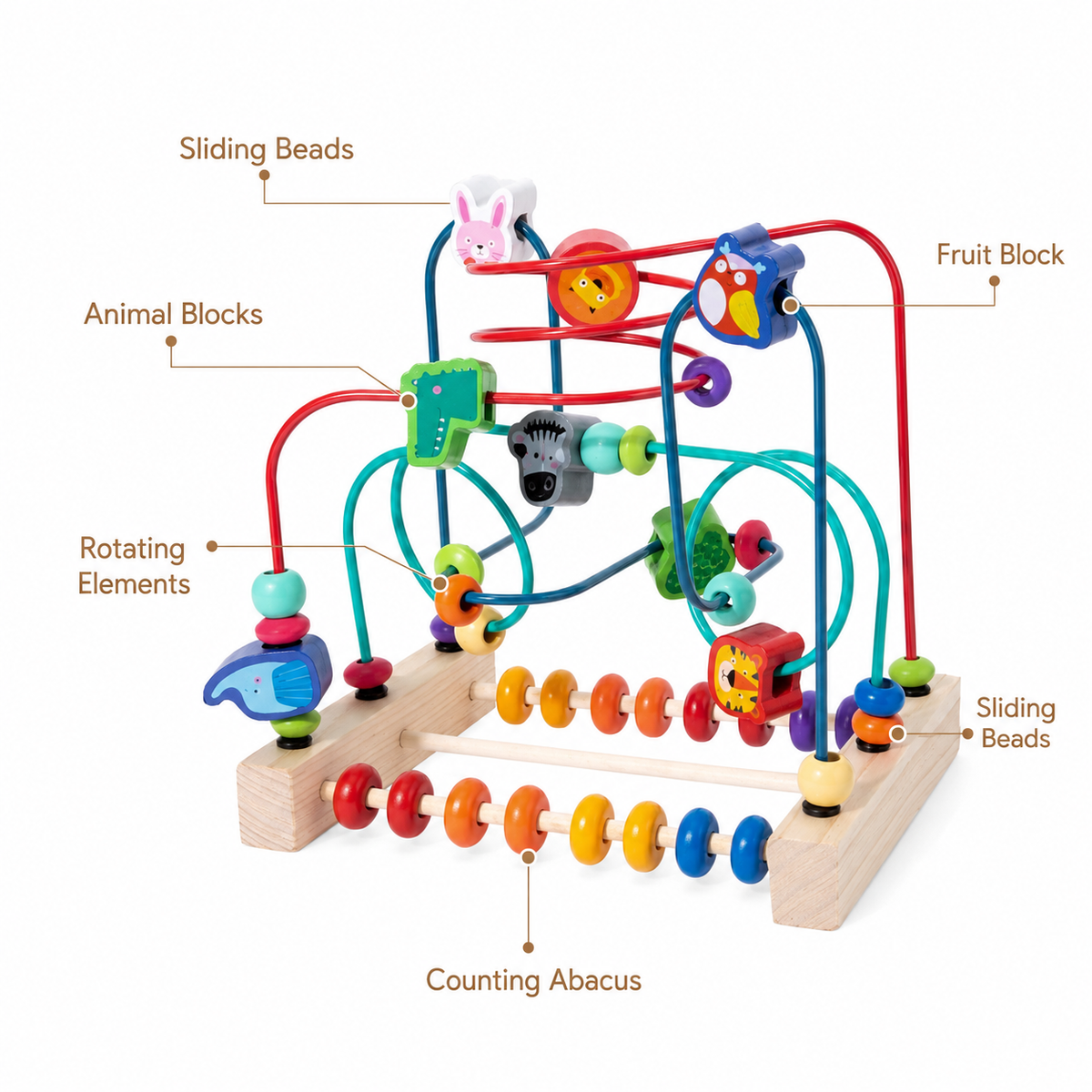 Montessori Bead Maze Abacus Montessori Nation