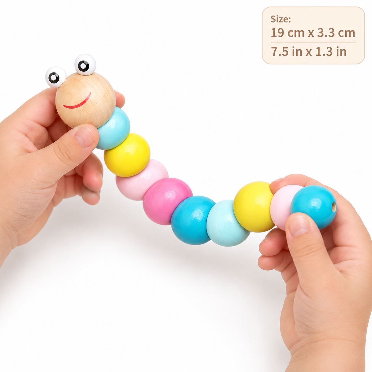 Montessori Caterpillar Bead Toy Montessori Nation