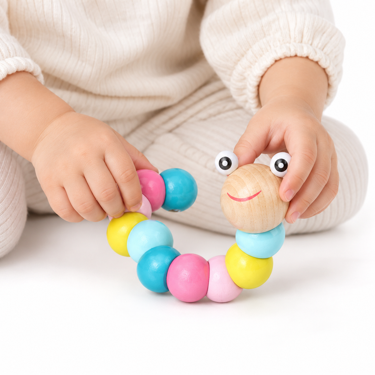 Montessori Caterpillar Bead Toy Montessori Nation