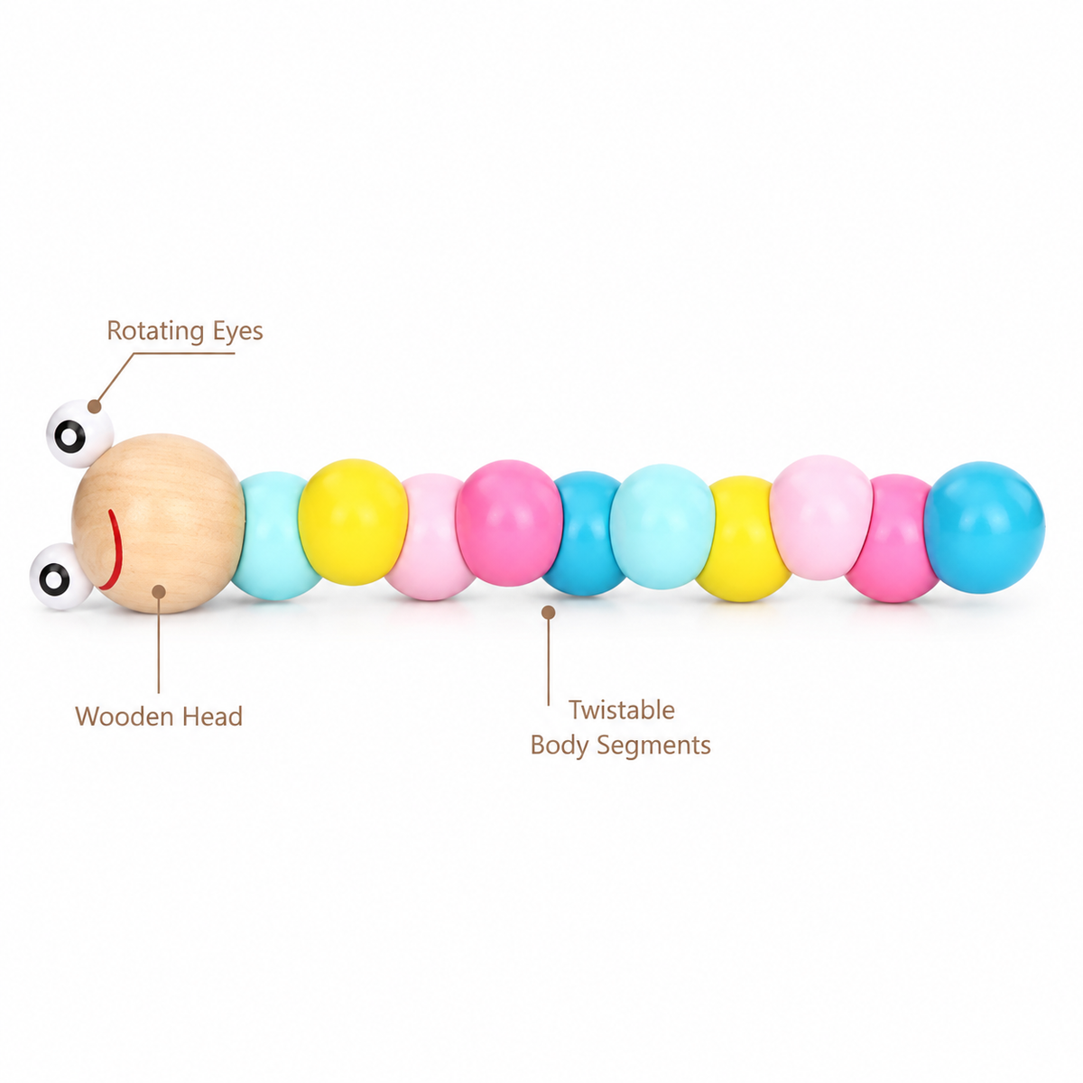 Montessori Caterpillar Fidget Toy Montessori Nation