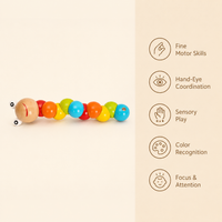 Montessori Caterpillar Fidget Toy Montessori Nation