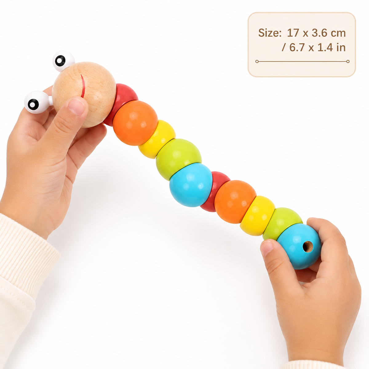 Montessori Caterpillar Fidget Toy Montessori Nation