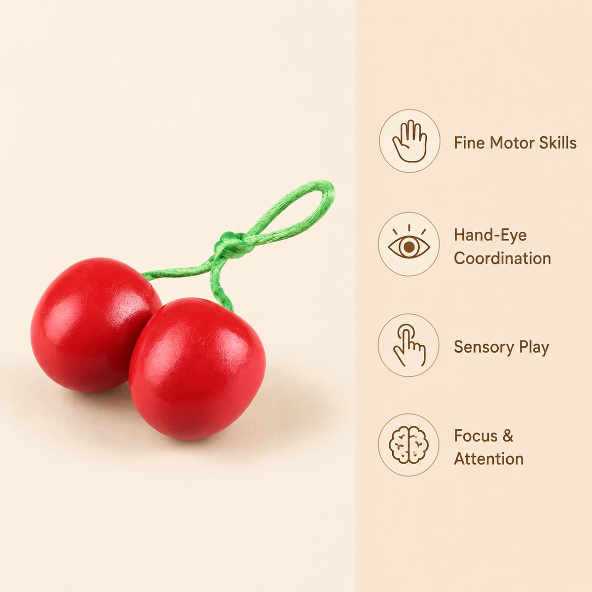 Montessori Cherry Toy Montessori Nation