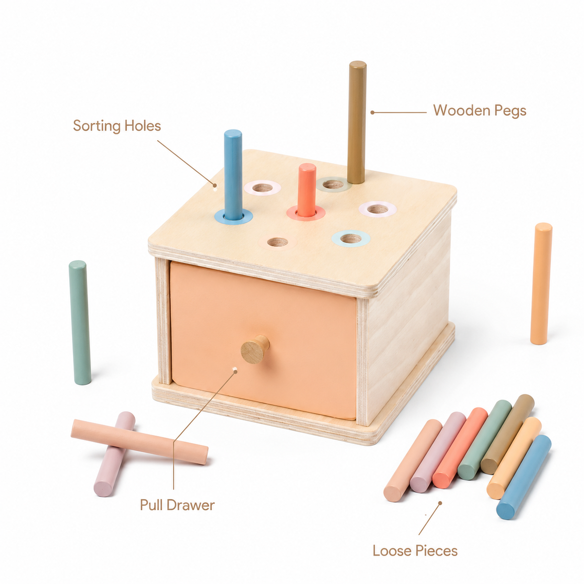 Montessori Color Sorting Busy Box Montessori Nation