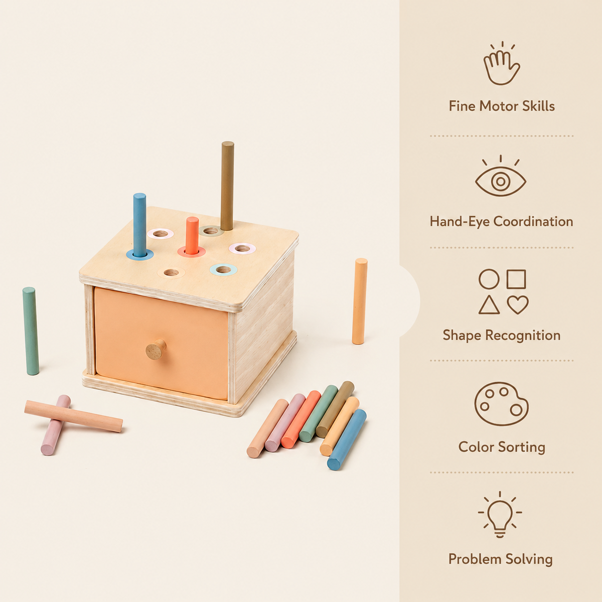 Montessori Color Sorting Busy Box Montessori Nation