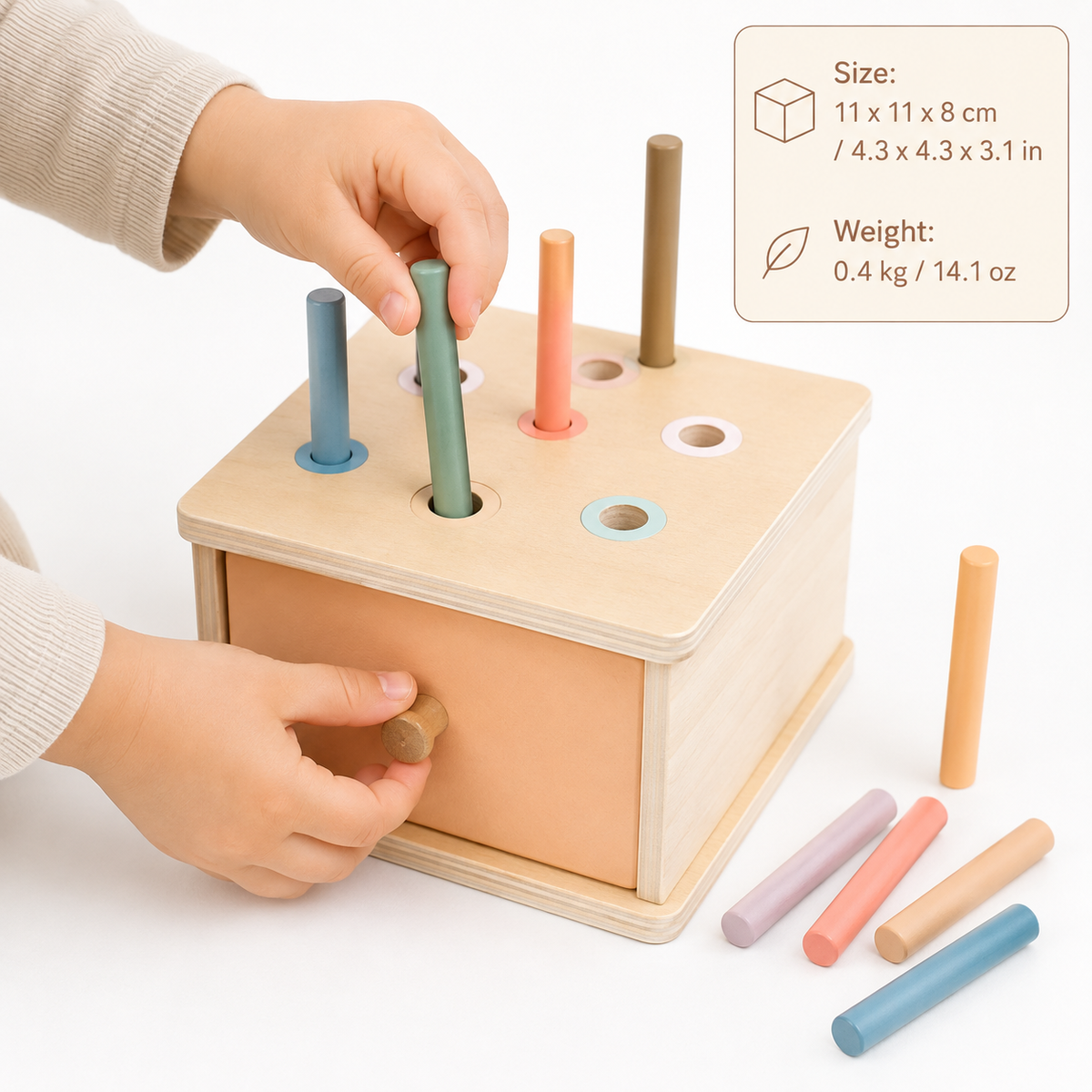 Montessori Color Sorting Busy Box Montessori Nation