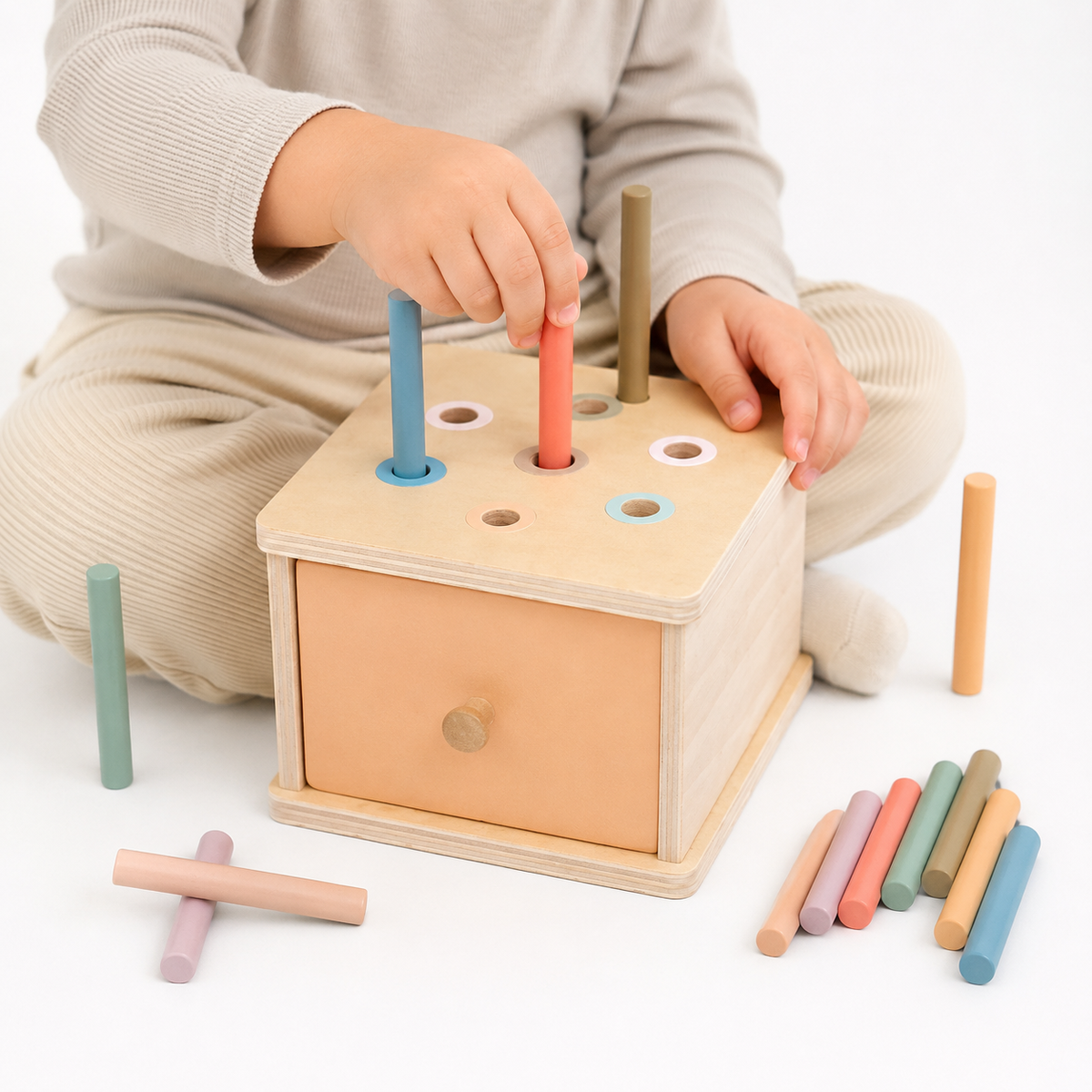 Montessori Color Sorting Busy Box Montessori Nation