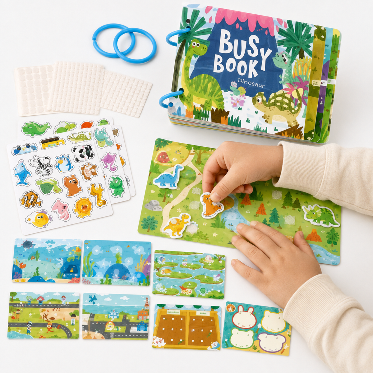 Montessori Dinosaur Busy Book Montessori Nation