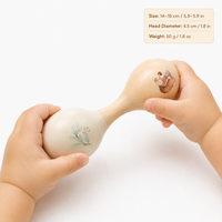 Montessori Double-Ended Baby Rattle Montessori Nation