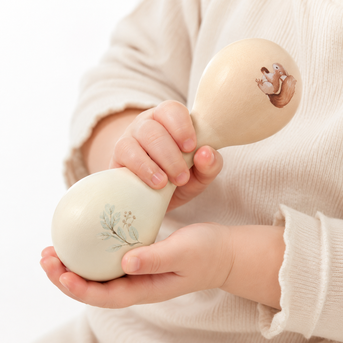 Montessori Double-Ended Baby Rattle Montessori Nation