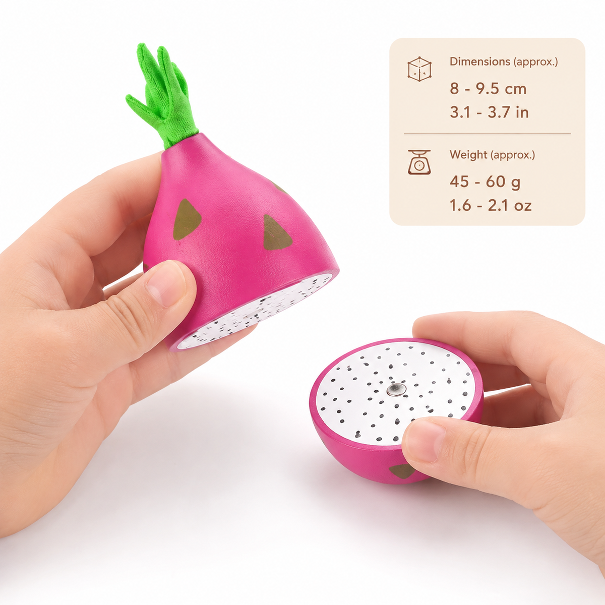 Montessori Dragon Fruit Cutting Toy Montessori Nation