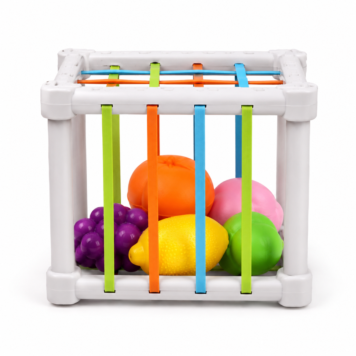 Montessori Elastic Band Activity Cube Montessori Nation