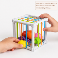 Montessori Elastic Band Activity Cube Montessori Nation