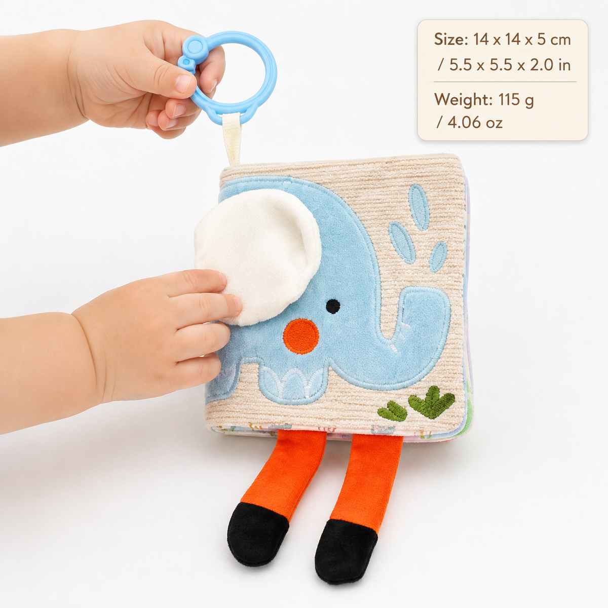 Montessori Elephant Sensory Book Montessori Nation
