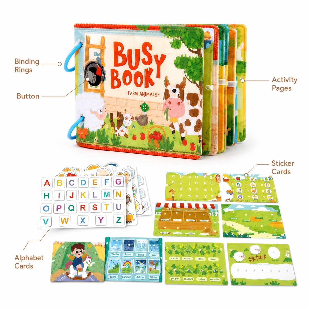 Montessori Farm Alphabet Busy Book Montessori Nation