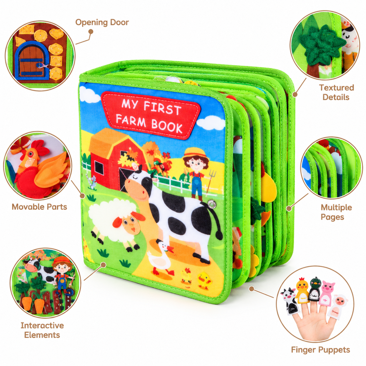 Montessori Farm Animal Busy Book Montessori Nation