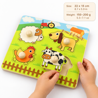 Montessori Farm Animal Peg Puzzle Montessori Nation