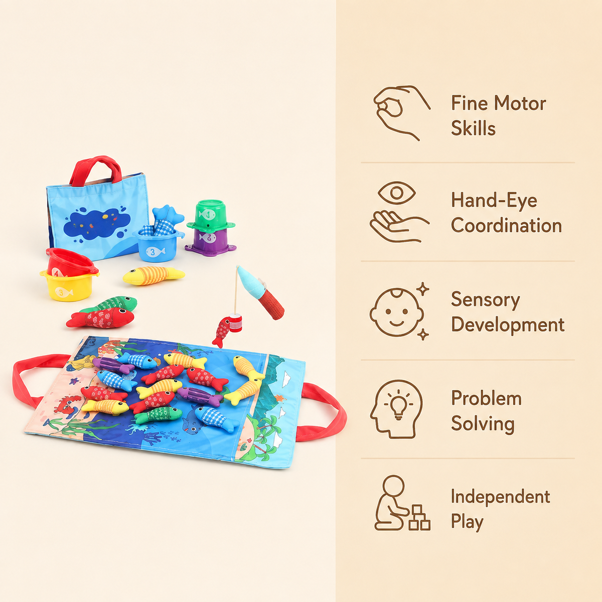 Montessori Fishing Toy Set Montessori Nation